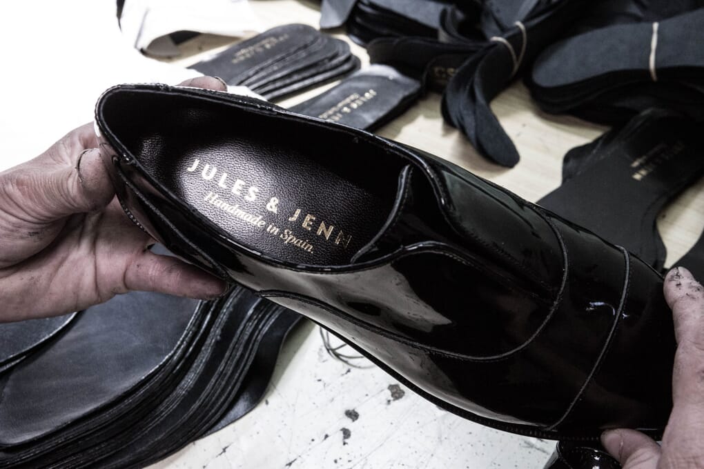 Chaussure derby femme cuir verni Jules & Jenn