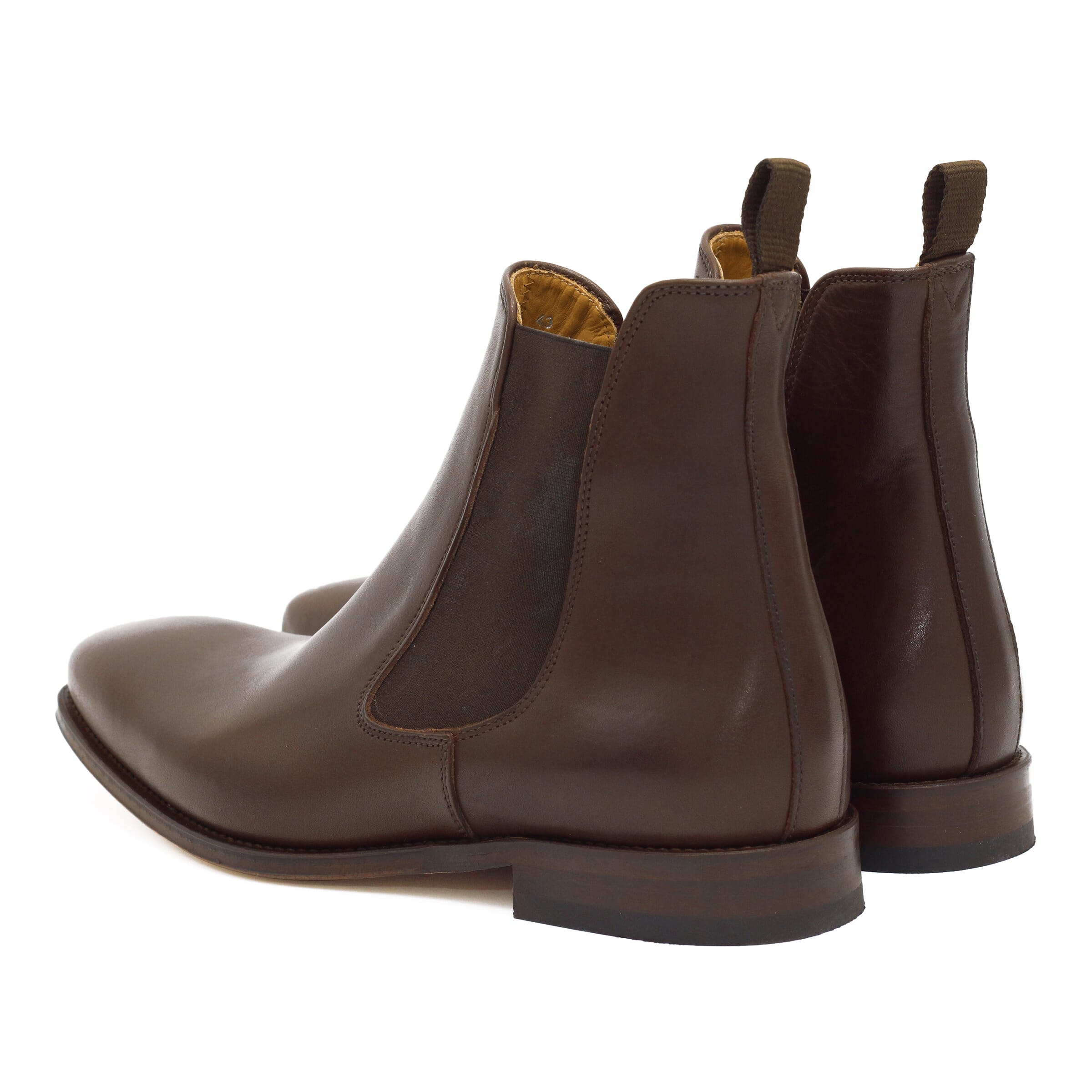 Chelsea boots homme cuir marron chocolat JULES JENN