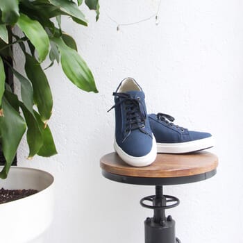 vue situation 2 baskets homme toile recyclee bleu jules & jenn