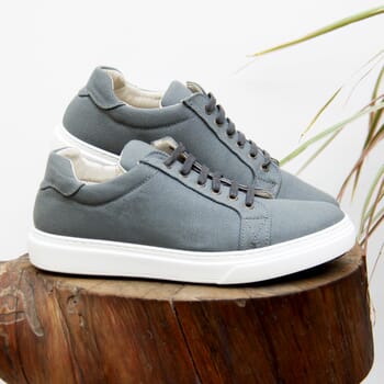 vue situation 2 baskets homme toile recyclee gris jules & jenn