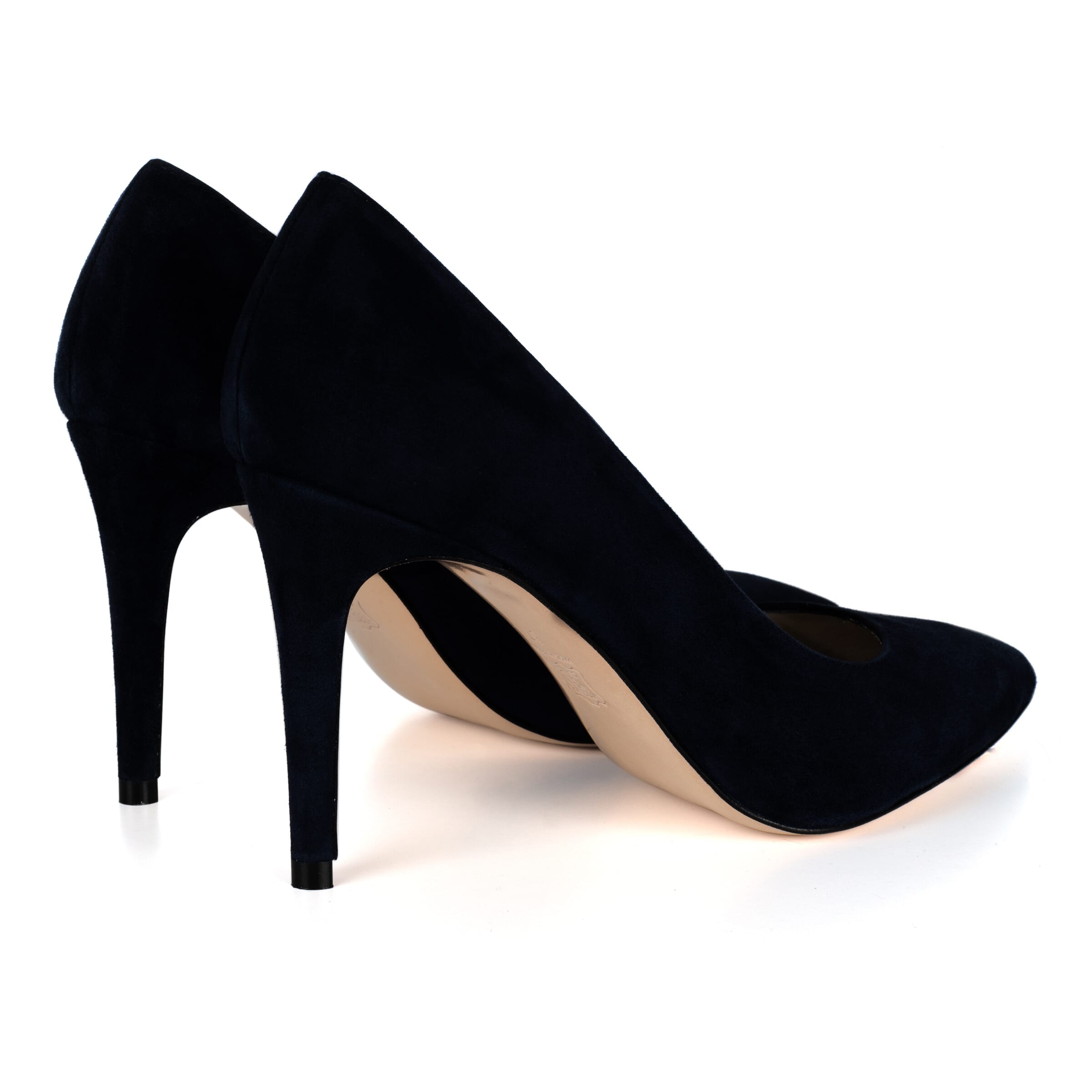 Escarpins cuir best sale noir femme