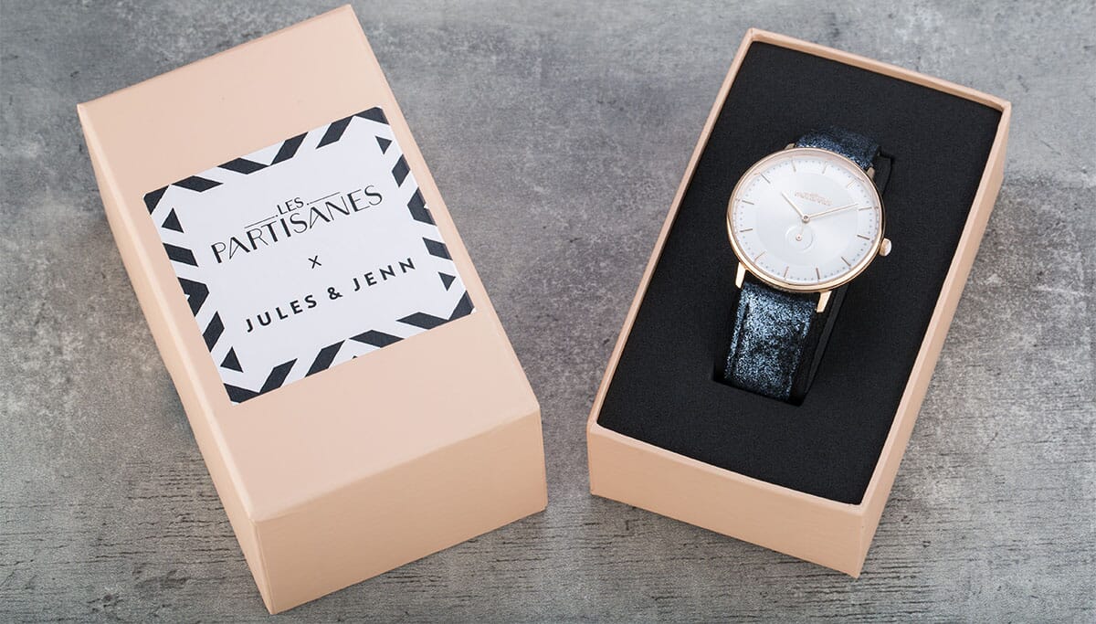 Collaboration Montres JULES JENN X Les Partisanes JULES JENN