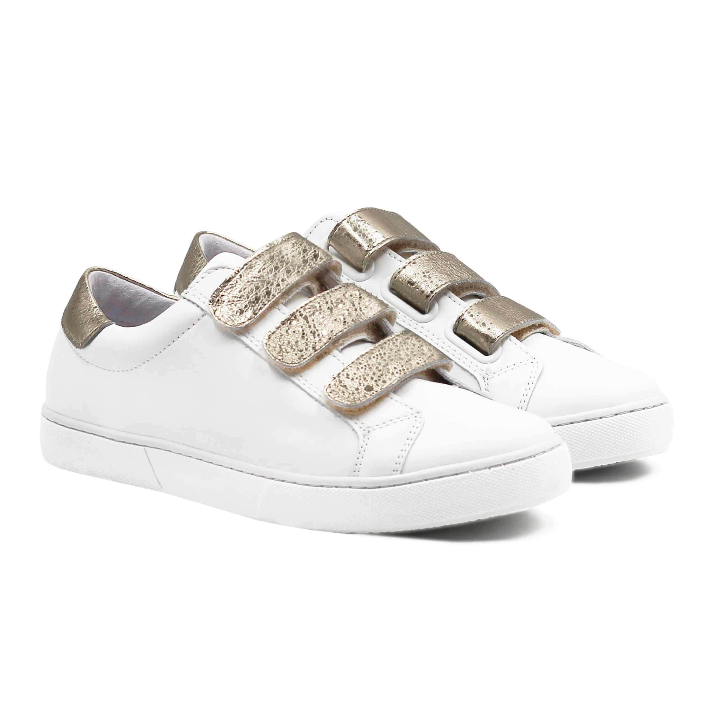 Baskets scratch femme cuir