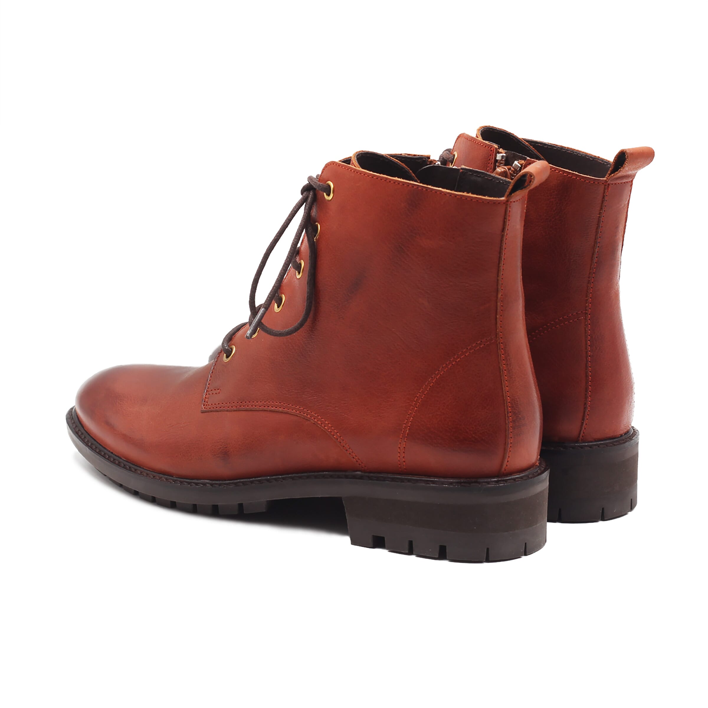 Boots 2024 cuir cognac