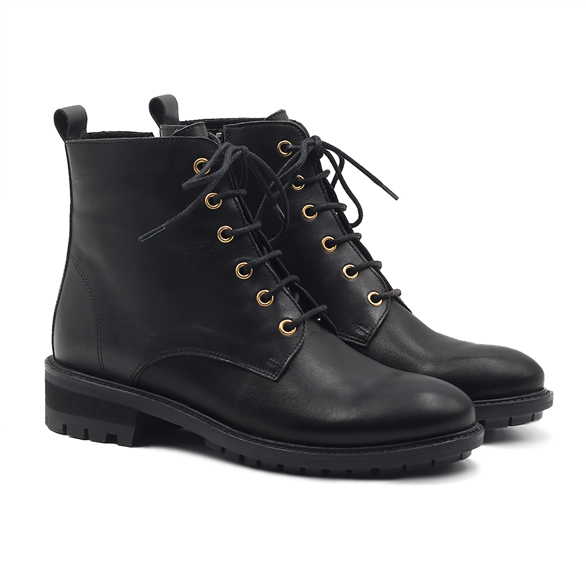 Bottines discount lacets perles