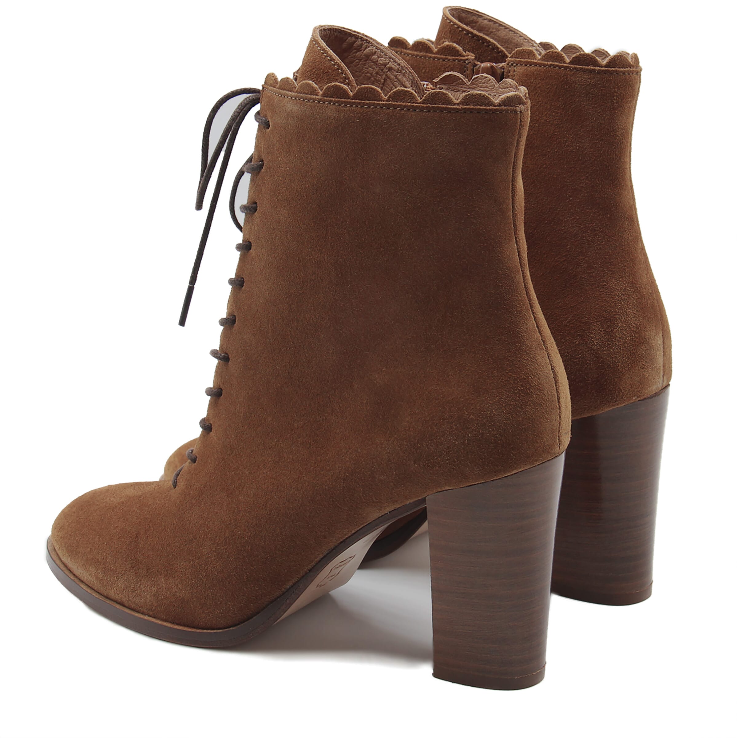 Bottines talon cuir online