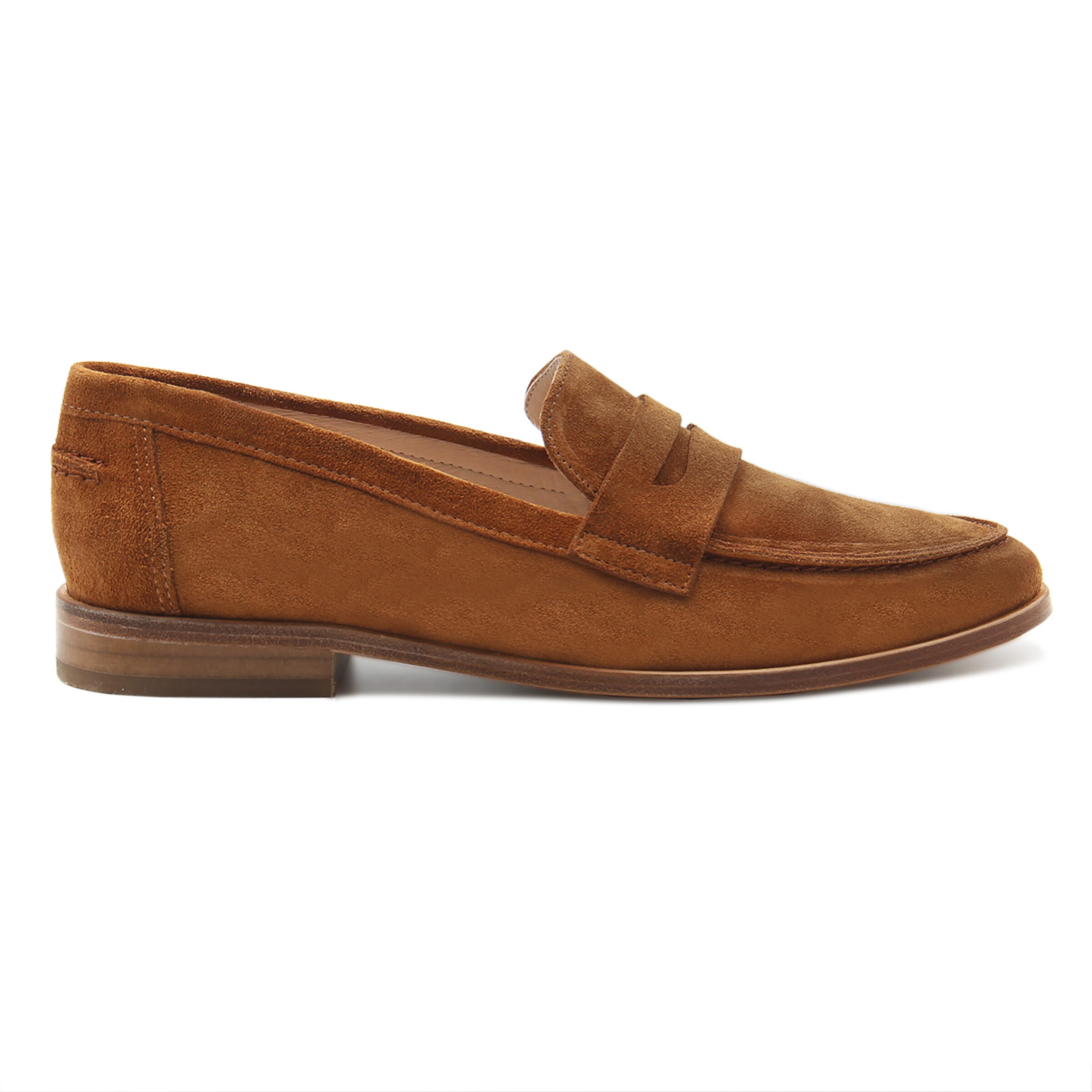 mocassins femme camel