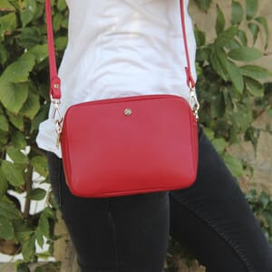 view carry bag gabrielle red leather jules &amp; jenn