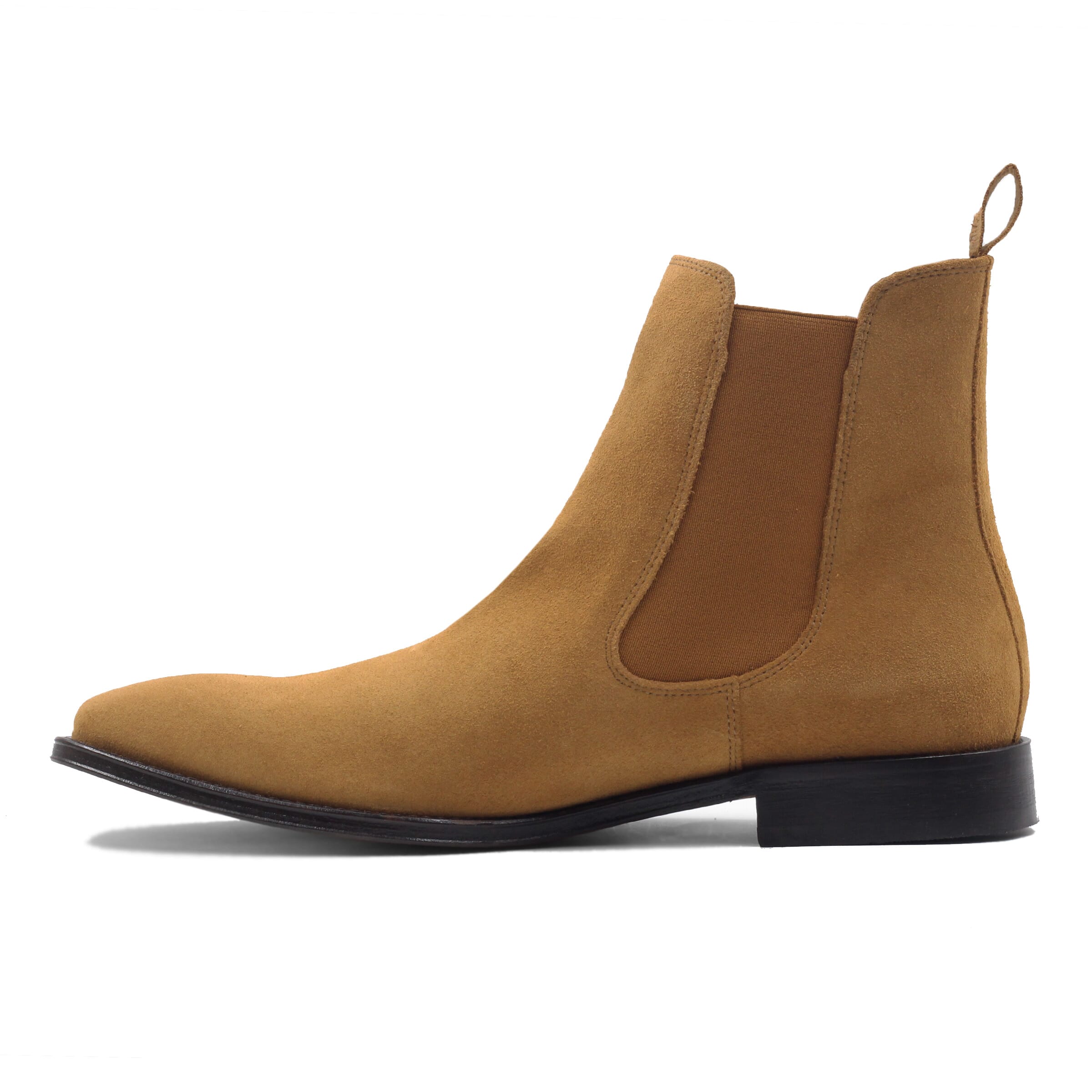 Boots discount camel cuir