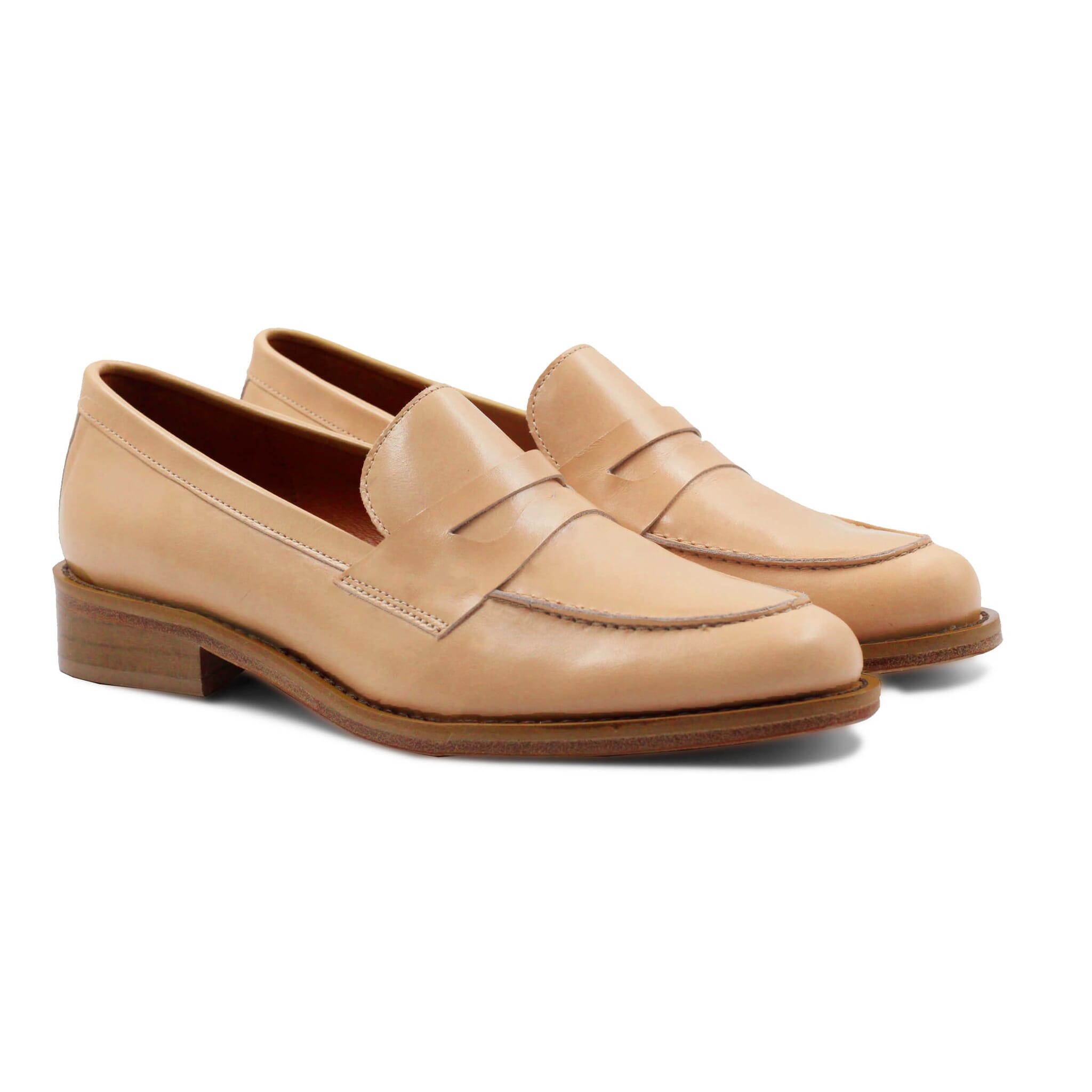 mocassin cuir femme