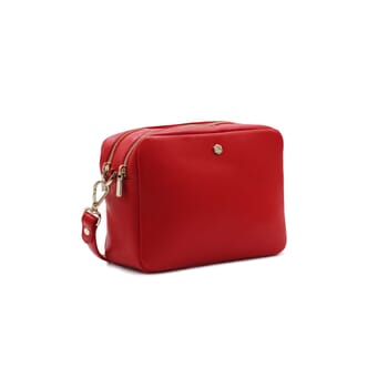 front view gabrielle bag red leather jules & jenn