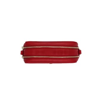 top view gabrielle bag red leather jules & jenn