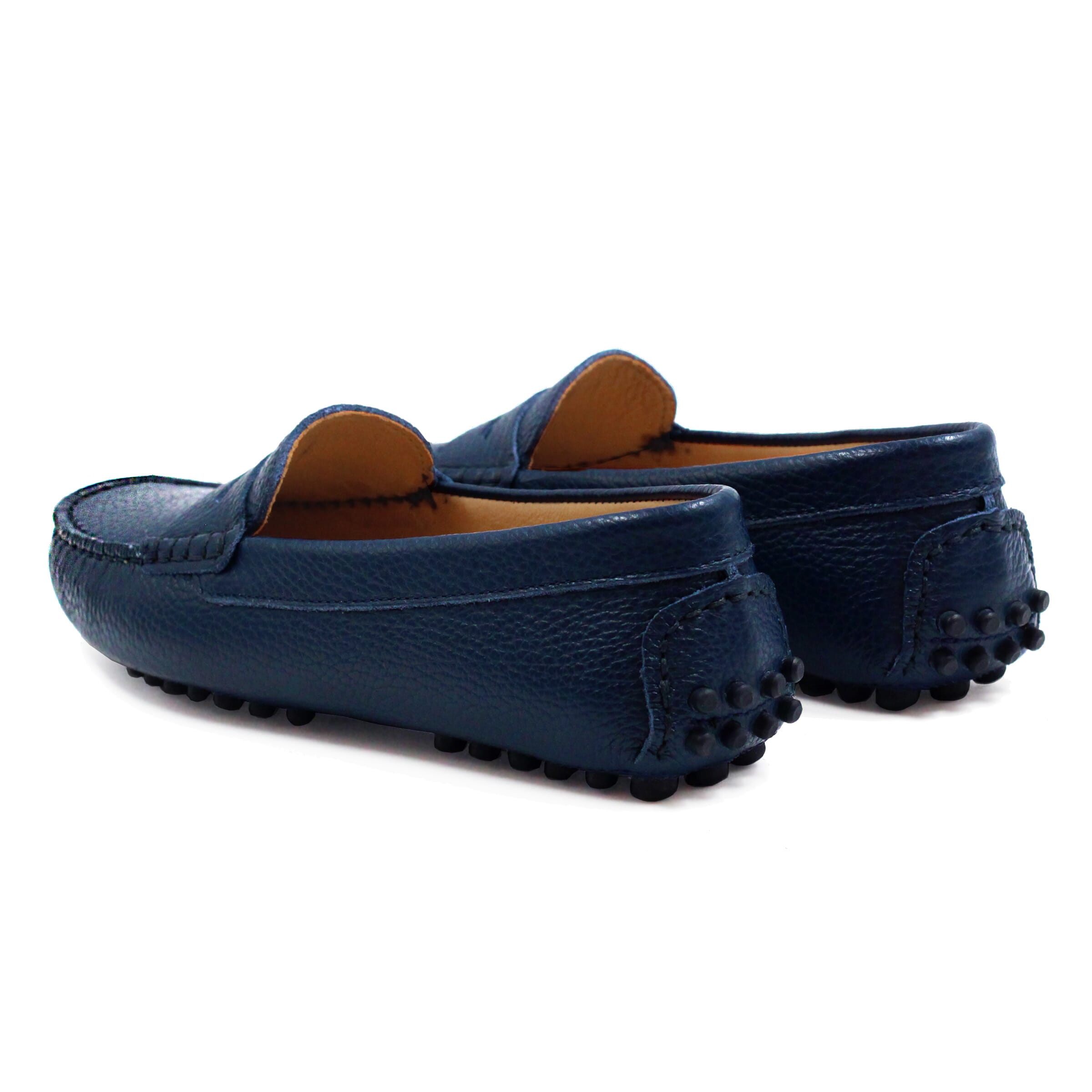 Mocassins Cuir Pakerson en coloris Bleu Femme Chaussures Chaussures plates Souliers et mocassins 