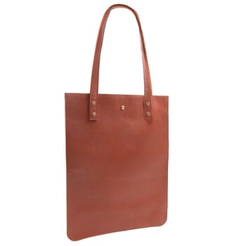 flat leather tote bag for women jules & jenn