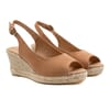 espadrilles slingback toile recyclee camel jules jenn