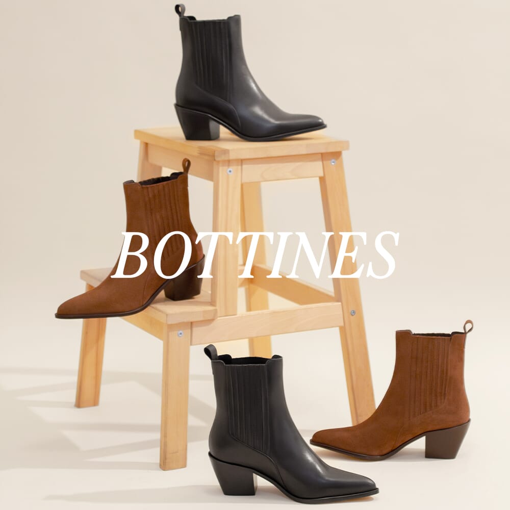 bottines cuir femme jules & jenn