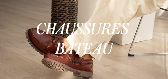 chaussures bateau cuir homme jules & jenn