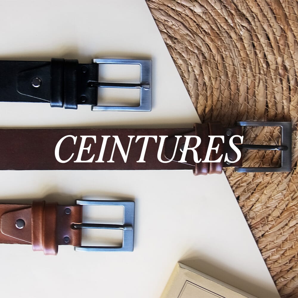 ceintures homme made in france jules & jenn