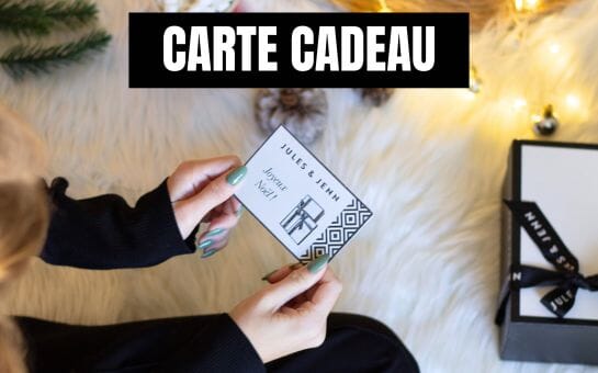 carte cadeau jules & jenn